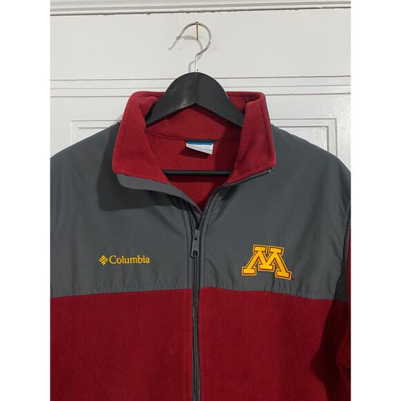 University of Minnesota Golden Gophers Columbia Fleece Size Large - Picture 2 of 5